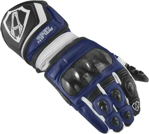 Мотоциклетные перчатки Arlen Ness Monza 2.0 (сине-черно-белые, размер S), Blue / Black / White