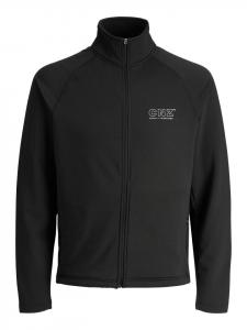 Черная толстовка на молнии Jack & Jones