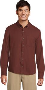 Рубашка L.L.Bean Signature Donegal Woven Long Sleeve Shirt, цвет Currant