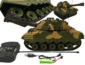 ГУСЕНИЧНЫЙ ТАНК с дистанционным управлением и радиоуправлением, зеленая военная машина PakaNiemowlaka