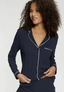 Пижамная рубашка Lascana, Schwarz