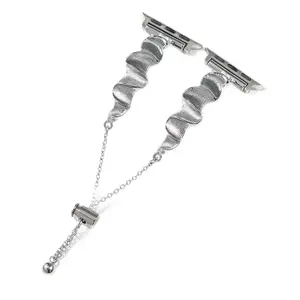 Ремешок Apple совместимый металлический CHENSONG, черный