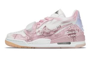 Jordan Legacy 312 Pink Future с амортизацией, устойчивостью к истиранию, дышащий, с полным покрытием, увеличивающий высоту, термостойкий, низкий верх