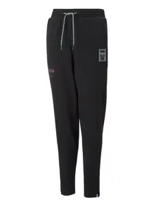 Спортивные брюки с нашивкой-логотипом Puma Kids, черный