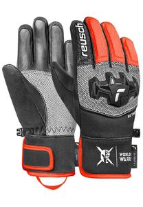 Спортивные перчатки REUSCH Worldcup Warrior R-TEX XT, серый/красный
