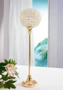 Подсвечник для дома "хрусталь" Home affaire Высота: 54 см, цвет goldfarben