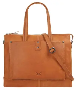 Шопер Zanzibar, натуральная кожа Sansibar, цвет Cognac