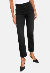 Джинсы-Сигареты прямого кроя, стандартного размера, до щиколотки. Friends Like These, Black Denim