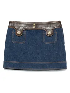 Джинсовая юбка мини SANDRO, синий