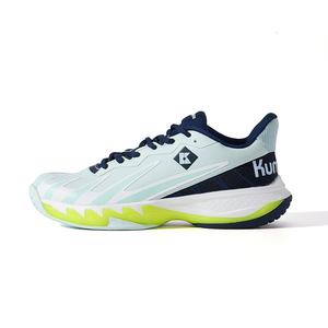 KUMPOO Кроссовки для бадминтона Asura Collection Cushioning Support Balance Low Top унисекс Aqua Navy Blue