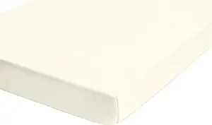 Простыня на резинке biberna Jersey-Elastic-Topper-Fitted Sheet 0077641 color: pearl, size: 1x 140x200 cm - 160x220 cm Biberna
