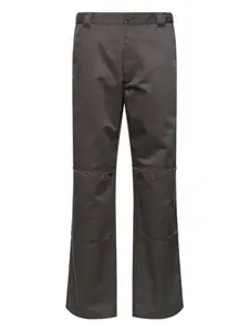 Брюки со вставками Mm6 Maison Margiela, серый