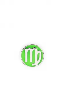 Подвеска Virgo POP Coin Maria Black, серебристый