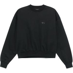 Y 3 X Adidas логотип свитшот Y-3, черный