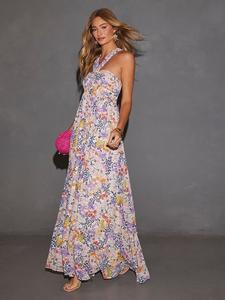 Длинное платье LA Angels, фиолетовый