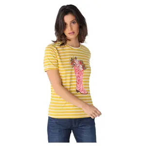 Футболка с коротким рукавом Lois Jeans 8512, желтый