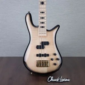 Электрогитара Spector Euro 4 Bass - натуральный черный распыл с глянцем - CHUCKSCLUSIVE - #NB22963