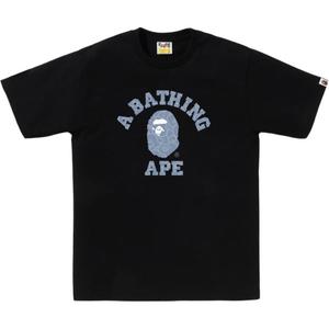 Футболка Bape Abc Sea Surface Camo College A BATHING APE, черный