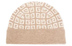 4G жаккардовая шапка-бини Givenchy, бежевый