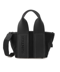 (U) Мини-сумка-тоут из канваса с изысканной строчкой