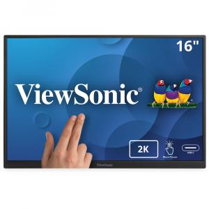 Портативный сенсорный монитор ViewSonic TD1656-2K с диагональю 16 дюймов и разрешением QHD