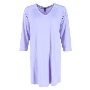 Женская пижамная рубашка с большим цветком PJ Couture, фиолетовый