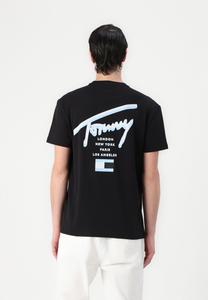 Футболка с принтом SIGNATURE CITY TEE UNISEX Tommy Jeans, черный