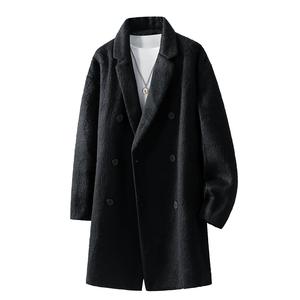 Пальто Unisex Lapel Moderate VanCamel, черный