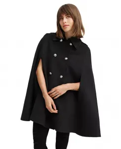 Накидка из шерстяной смеси On My Mind Belle & Bloom, черный