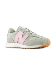 Кроссовки 327 Lace с логотипом New Balance Kids, зеленый