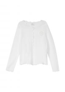 s.Oliver Вязаный кардиган в белом цвете