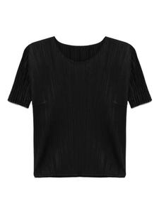 Футболка с эффектом плиссе Pleats Please Issey Miyake, черный