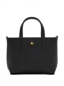 Клетчатая двусторонняя сумка-тоут Bloomsbury размера мини Burberry, черный