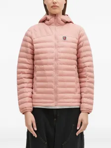 Стеганая куртка с капюшоном Fjällräven, розовый