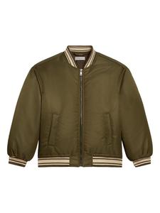 Golden Goose бомбер Journey с вышитым логотипом, зеленый