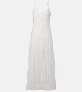 Белое платье макси Evelyn Proenza Schouler, белый