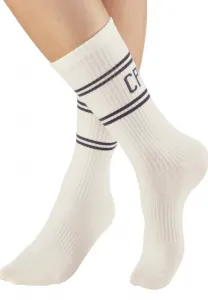 Носки с большим логотипом, комплект из 2 пар. Copenhagen Studios, X Creme Weiß Mit Marine