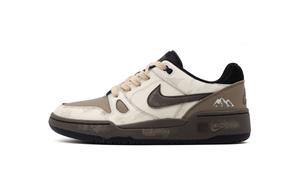 Nike Кроссовки для скейтбординга Full Force Slip Resistant Abrasion Resistant мужские, низкие, Tan