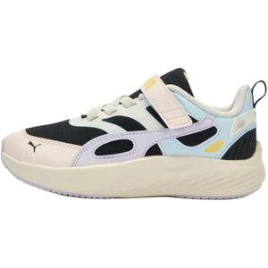 PUMA Pounce Lite нескользящие низкие детские повседневные туфли beige black