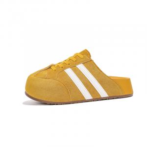 Dragon Dance Женские противоскользящие быстросохнущие закрытые тапочки устойчивые к истиранию тихие желтые, цвет Yellow