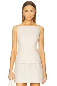 Топ Jaxi Tularosa, natural linen