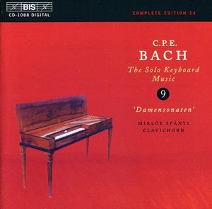 CD диск Bach, C.P.E. / Spanyi: Complete Keyboard Works 9