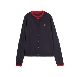 Кардиган женский с круглым вырезом ELLE, темно-синий