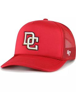 Мужская красная кепка Trucker Snapback с логотипом Washington Nationals '47 Brand