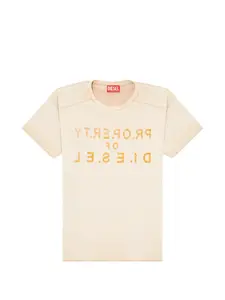Футболка с логотипом Ily Diesel, бежевый