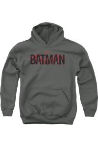 Батмен худи с красной эмблемой для подростков Gildan