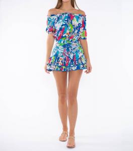 Топ Raisa с цветочным принтом Palm TAJ by SABRINA CRIPPA, цвет floral palm