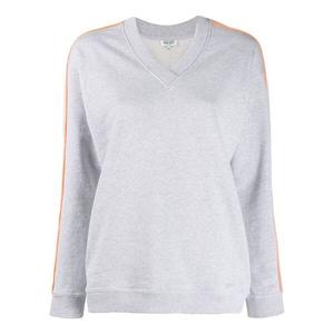 Свитер back logo v neck sports hoodie white Kenzo, белый