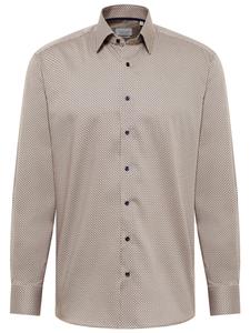 Рубашка MODERN FIT темно-коричневого цвета Eterna