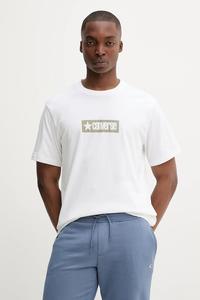 Хлопковая футболка Converse, белый